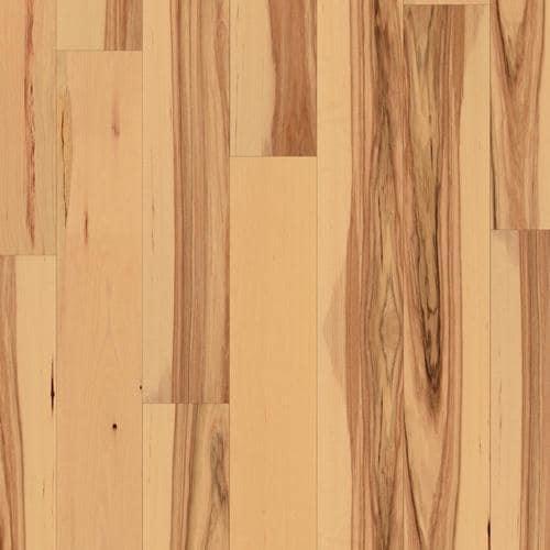 natural floors Exotic Hardwood Prefinished Sahara Hickory Wirebrushed Engineered Hardwood Flooring Sample