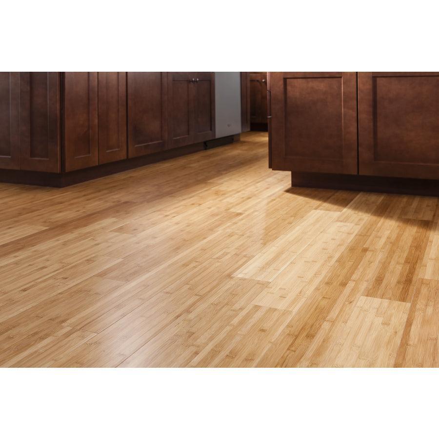 natural floors Exotic 5.35-in Spice Bamboo Smooth/Traditional Engineered Hardwood Flooring (16.9-sq ft)