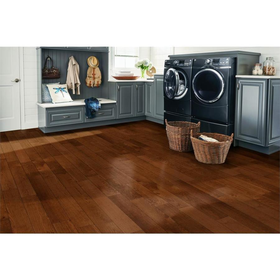 Bruce Hydropel Prefinished Saddle Oak Smooth/Traditional Locking Hardwood Flooring Sample