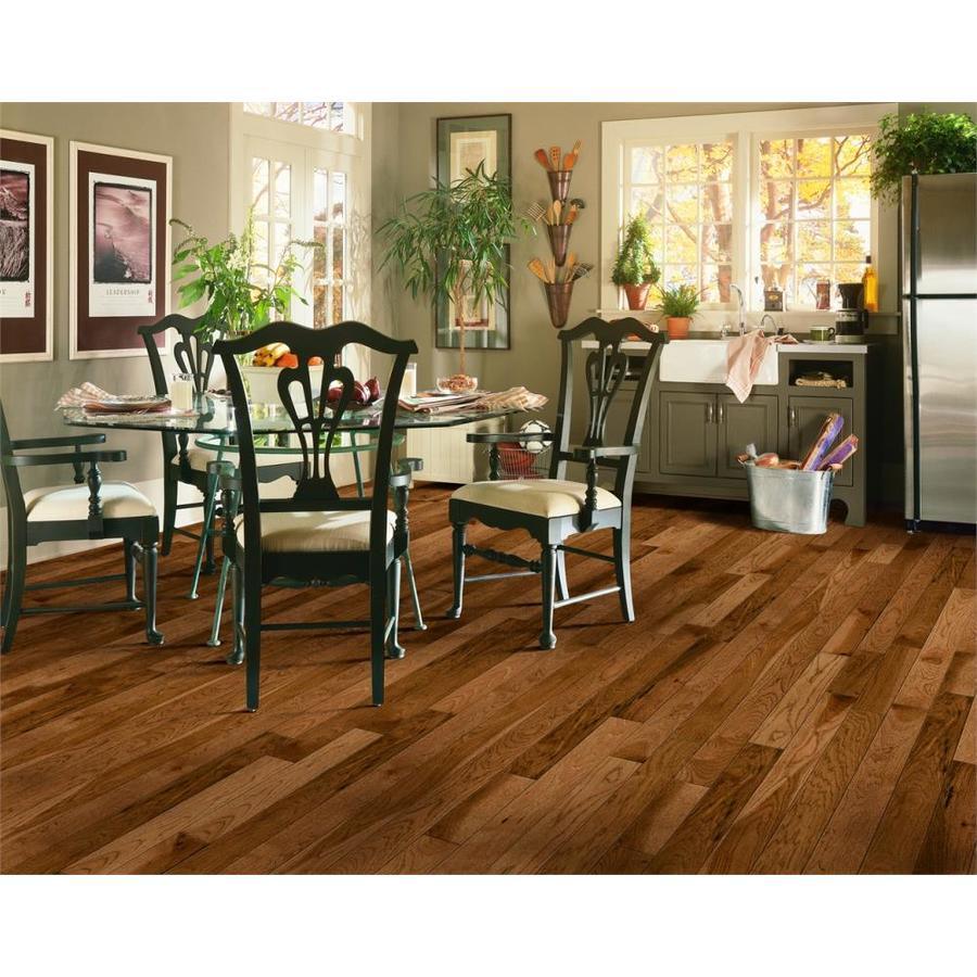 Bruce America's Best Choice Prefinished Oxford Brown Hickory Smooth/Traditional 3/4-in Solid Hardwood Flooring Sample