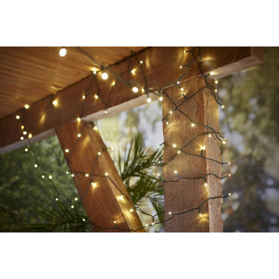 45-ft-Light Shade Solar Bulbs LED String Lights