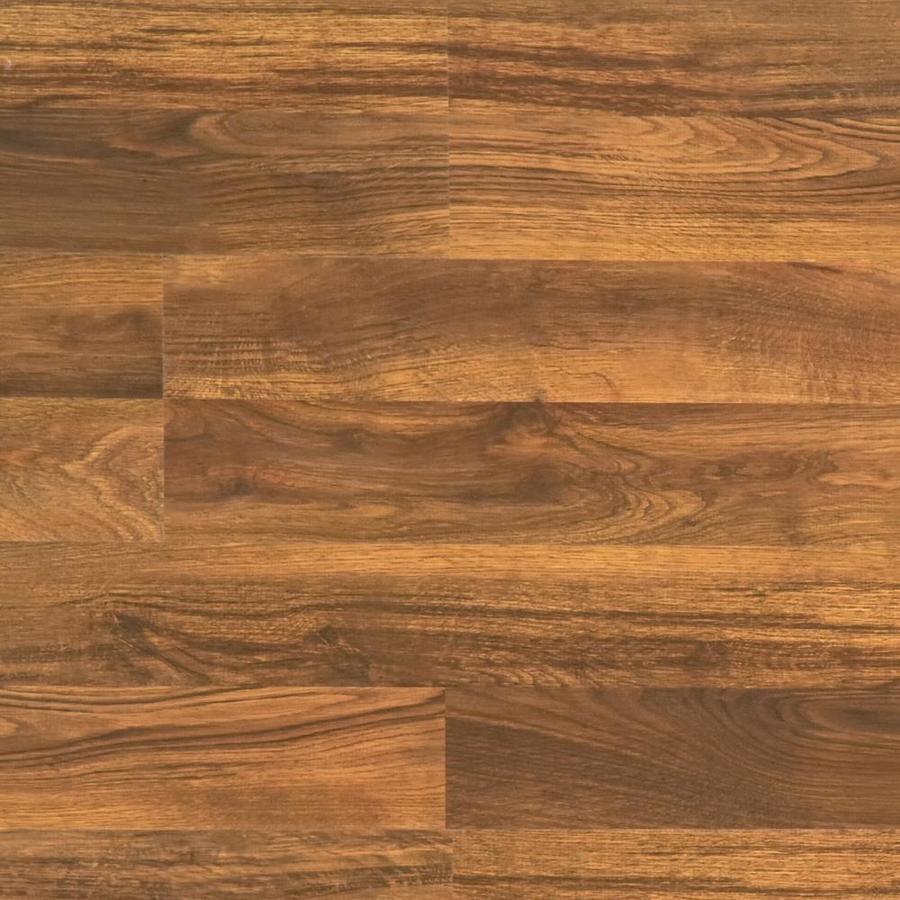 Style Selections Auburn Stained White Oak Smooth Wood Plank Laminate Flooring Sample