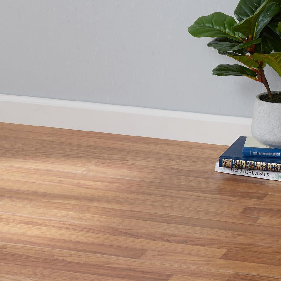 Style Selections Golden Oak 8.7-in W x 47.63-in L Embossed Wood Plank Laminate Flooring