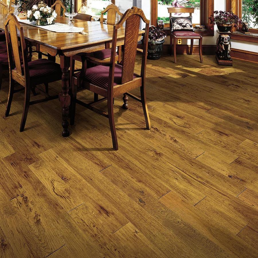 Mullican Flooring Chatelaine 4-in Provincial Hickory Handsculpted Solid Hardwood Flooring (16-sq ft)