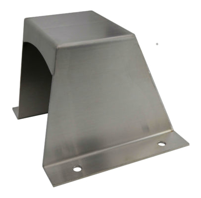 Don-Jo 84 Panic Device End Protector, Stainless Steel Finish