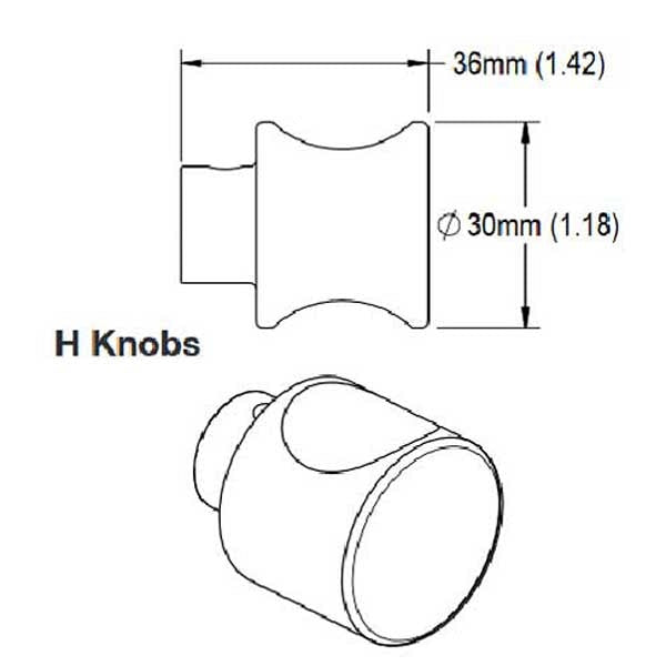 Hoppe H Knob 3643378