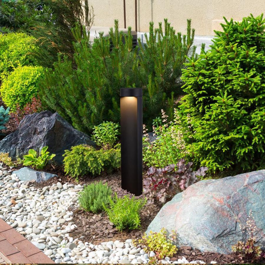 VONN Lighting VONN Outdoor 5-Watt Matte Black Low Voltage Hardwired Integrated LED Path Light