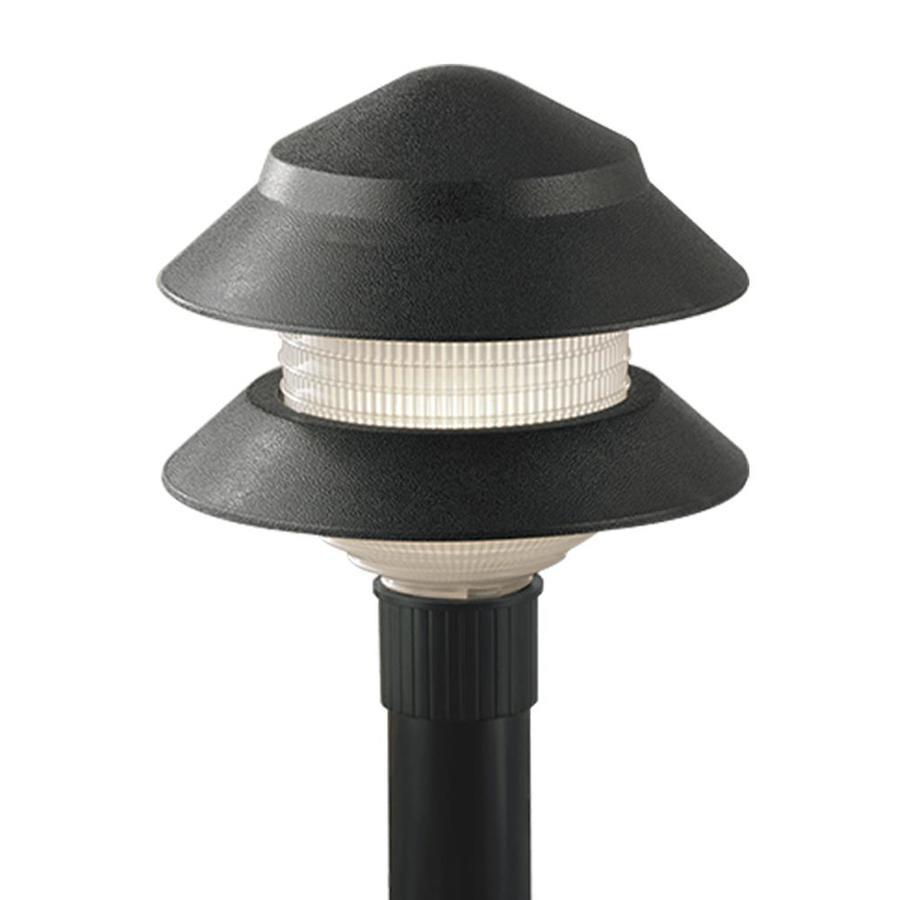 Portfolio 4-Watt Black Low Voltage Path Light
