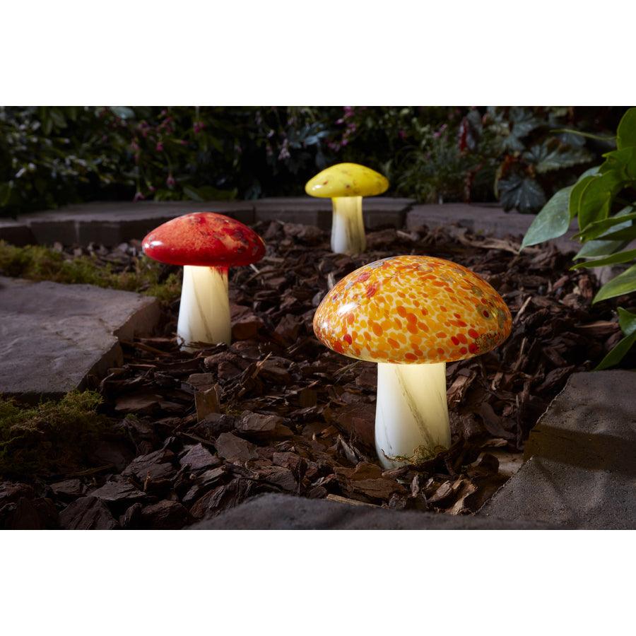 3-Pack 2Brighter (2.4-Lumen) Red, Yellow, Orange Solar Integrated LED Path Light