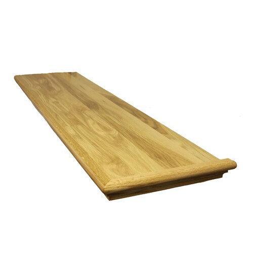 Stairtek RetroTread 11.5-in x 48-in Natural Prefinished White Oak Stair Tread