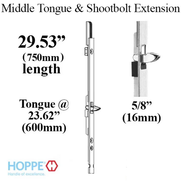 Manual Tongue - Shootbolt Hoppe Middle Extension 8779139