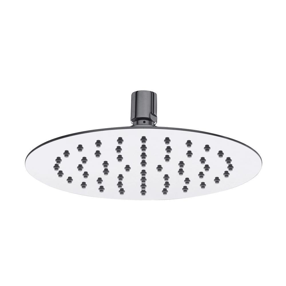 Piano 1-Pattern 1.75 GPM 7.87 in. Ceiling Mount Round Shower Head in Chrome