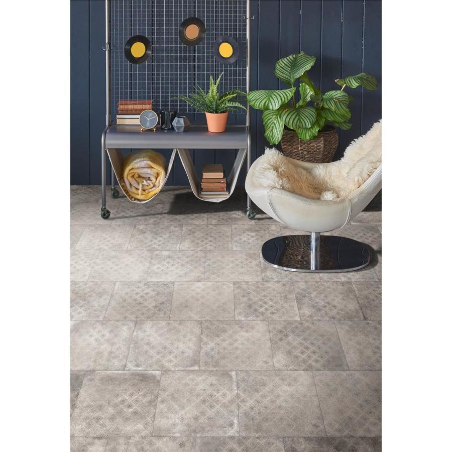 American Villa Segovia Diamond 6-in x 6-in Glazed Porcelain Cement Look Floor and Wall Tile Sample