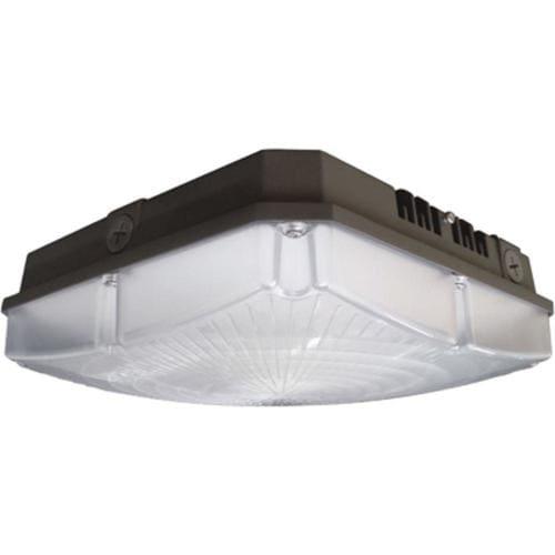 10-in W Bronze Outdoor Flush Mount Light