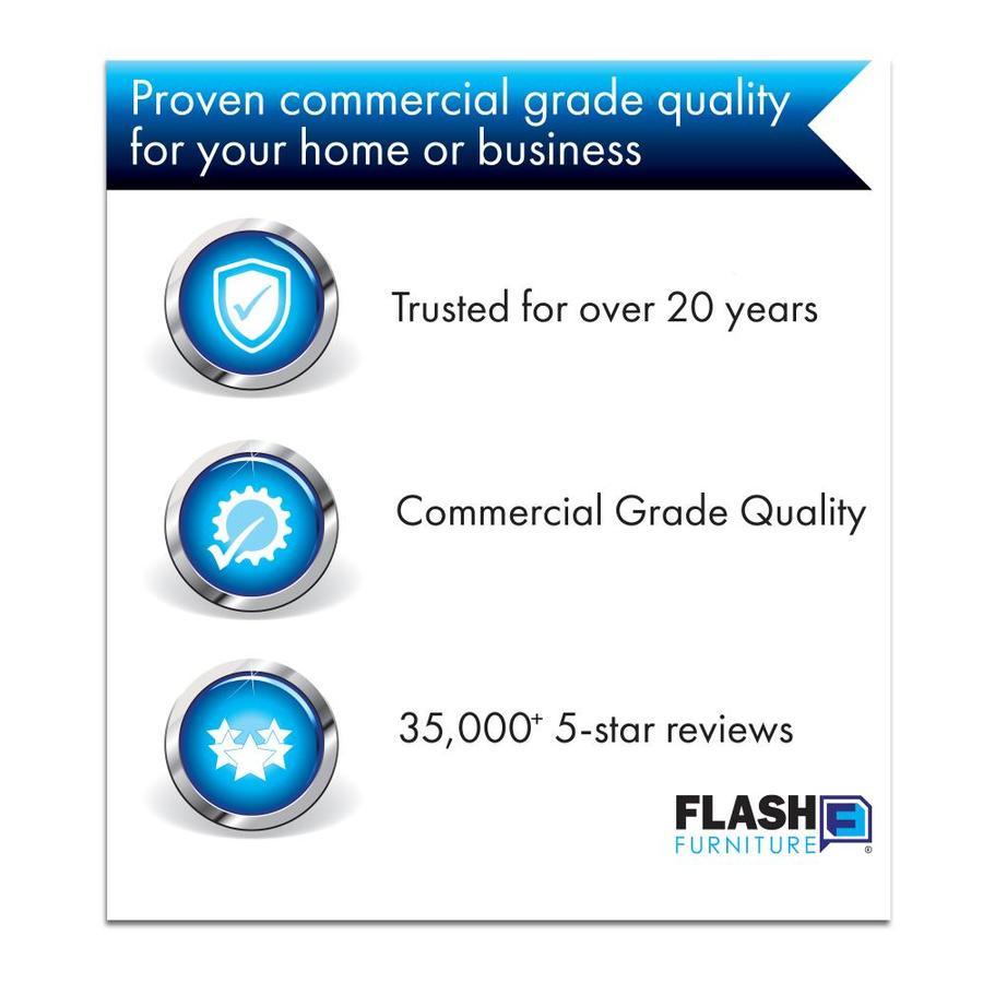 Flash Furniture 32.5-in x 67.5-in Outdoor Rectangle Plastic Brown Folding Table