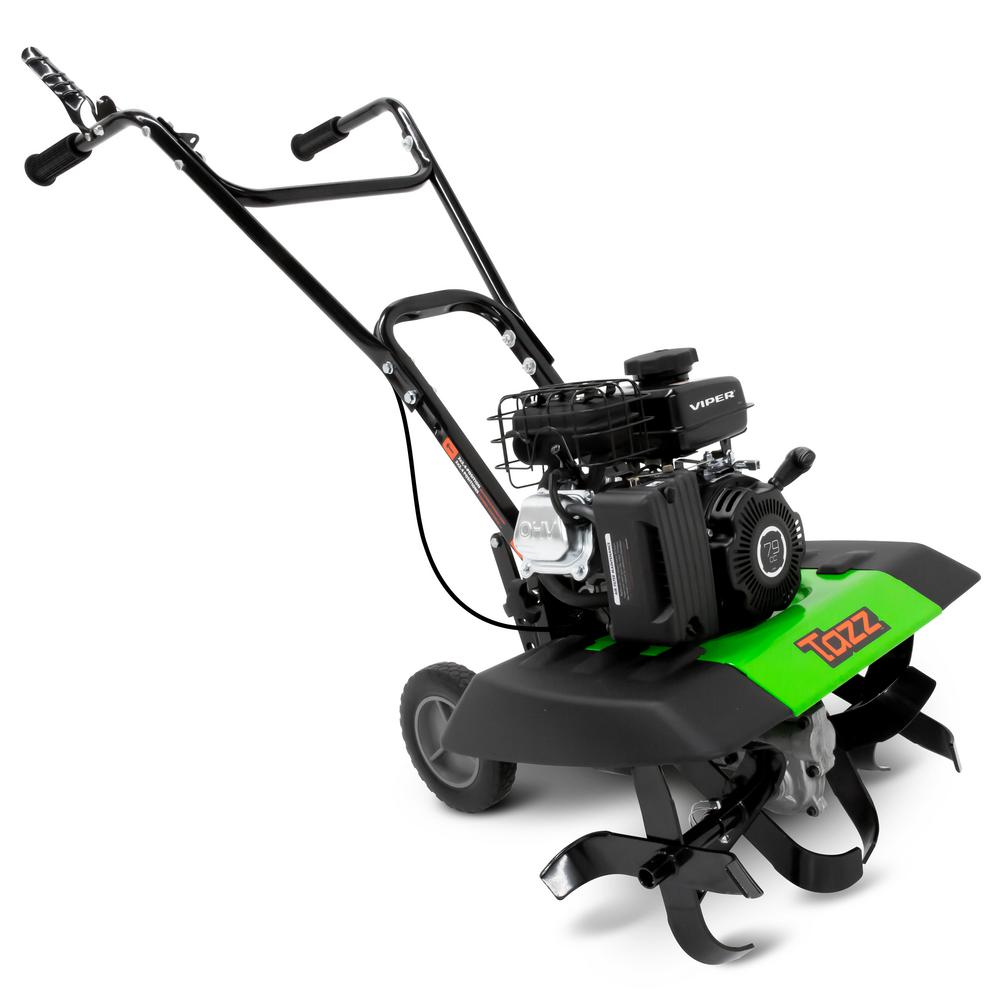 Tazz 35310 2-in-1 Front Tine Tiller/Cultivator, 79cc 4-Cycle Viper Engine, Gas Powered