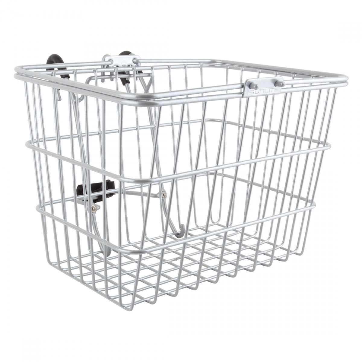 Bike Basket Sunlite Standard Lift-Off Silver Steel 13.5x9.87x9.5`