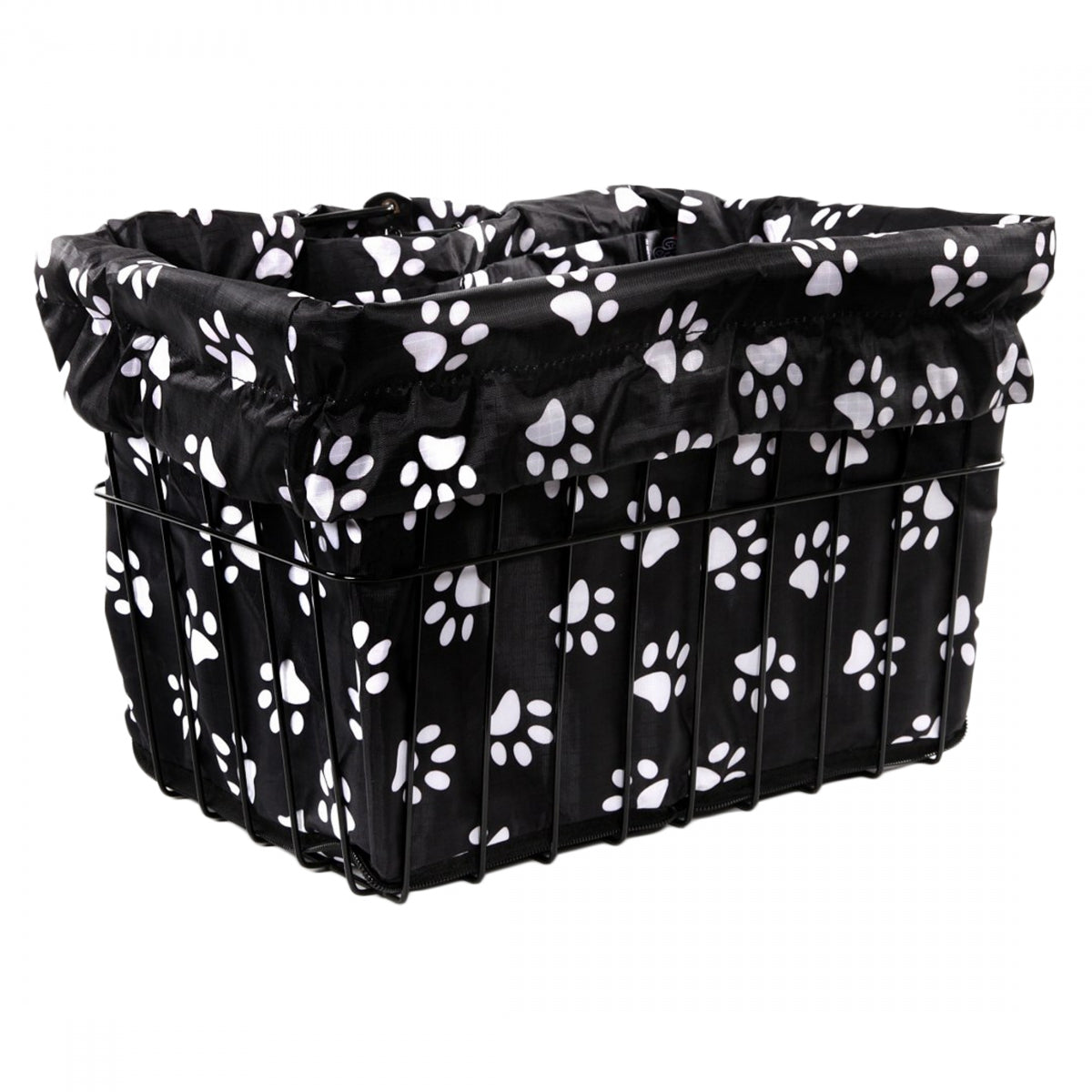 Cruiser Candy Style Up Bicycle Basket Liner Dog Paw Standard