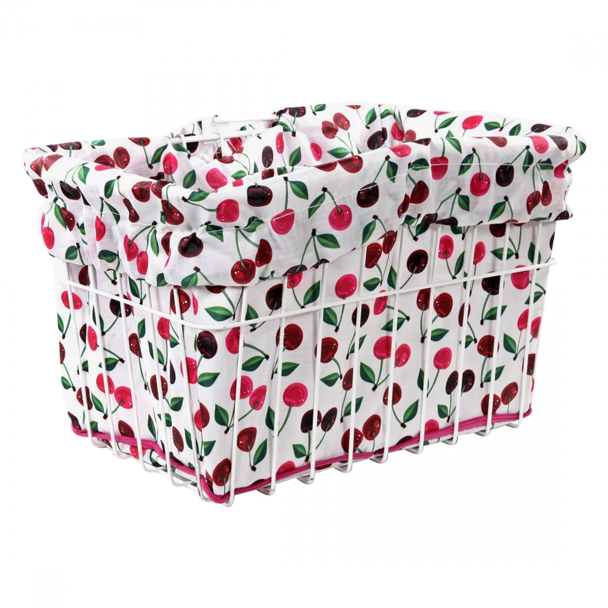 Cruiser Candy Style Up Bicycle Basket Liner Cherry Pie Standard
