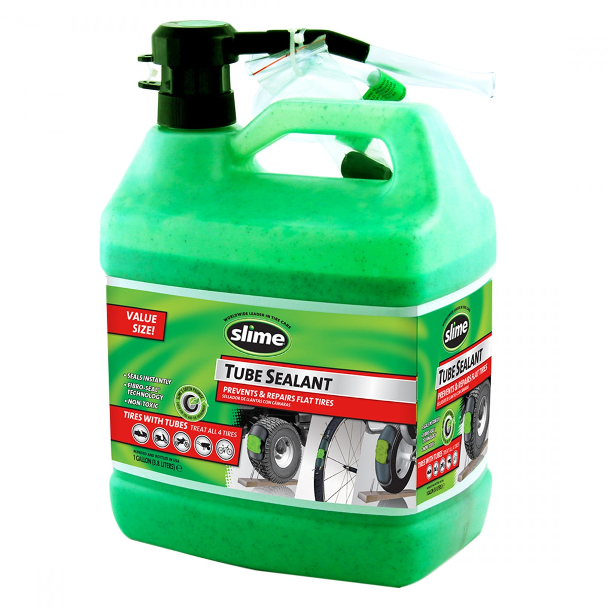 Slime Tire Sealer 1-Gallon w/pump Tube Only