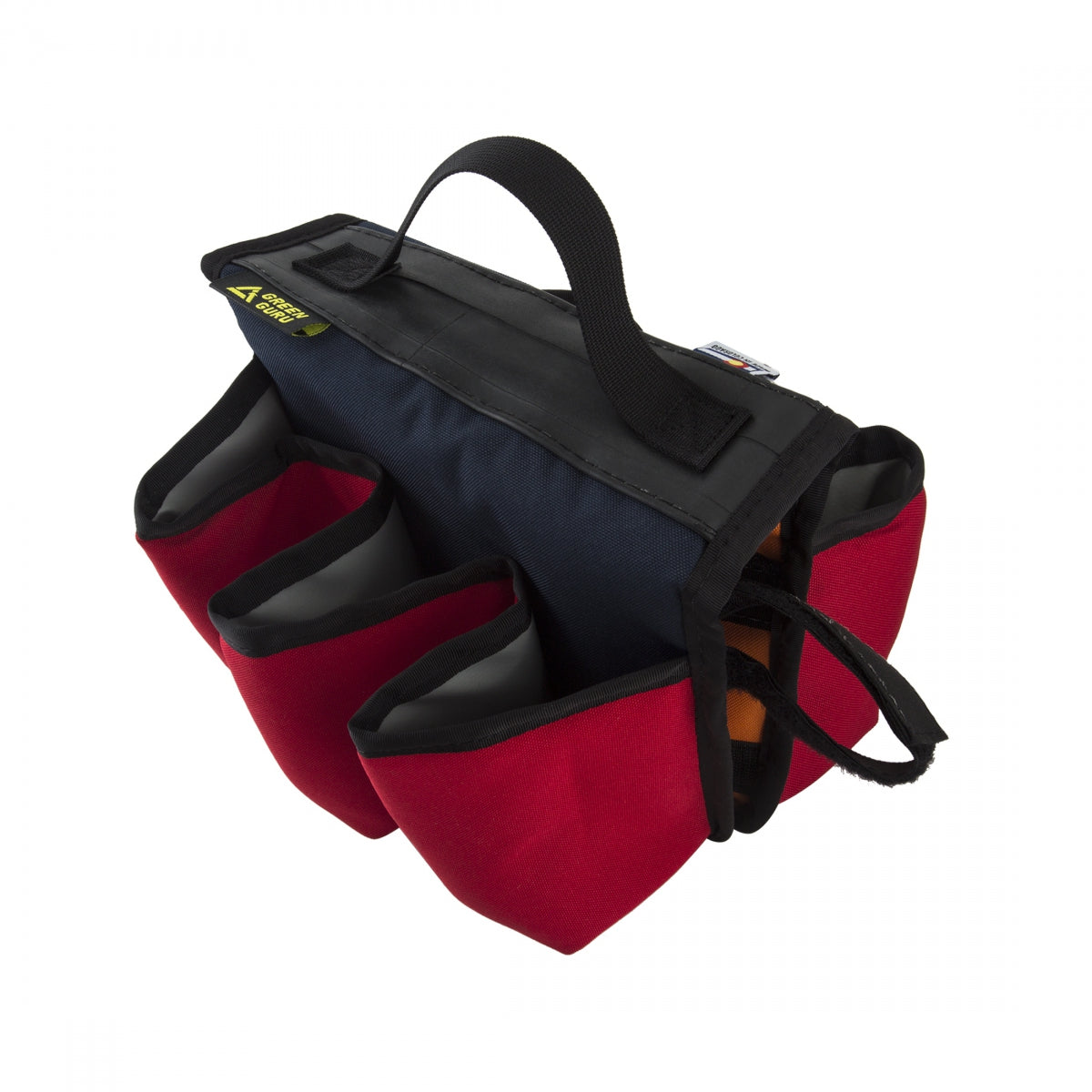 Green Guru Insulated Sixer 6-Pack Top Tube Holder Assorted 9.5x8.5x6`