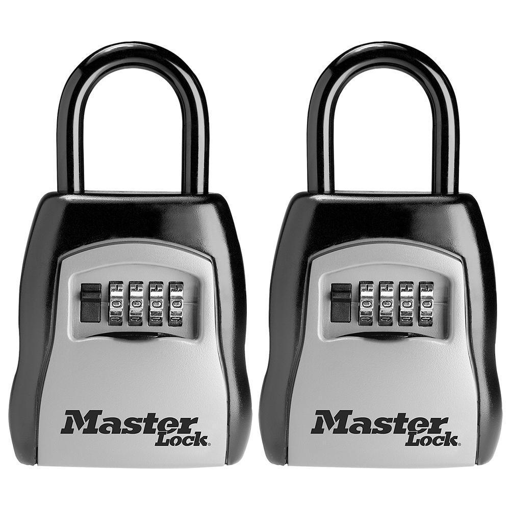 3-1/4 in. (83 mm) Set Your Own Combination Portable Lock Box (2-Pack)