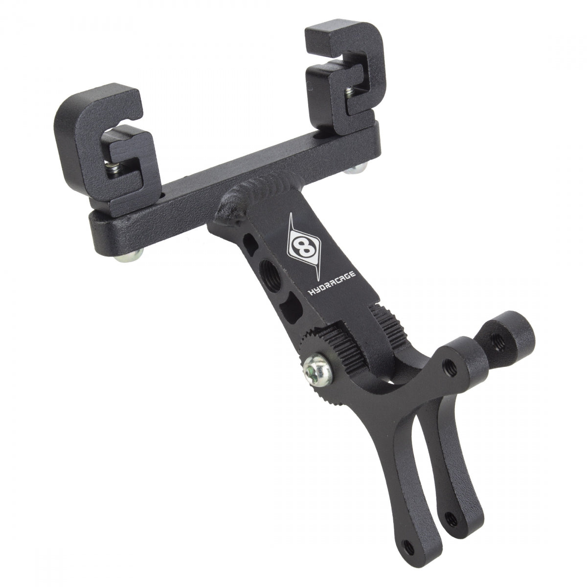 Origin8 HydroRail Dual Cage Saddle Mount Black Saddle Rail