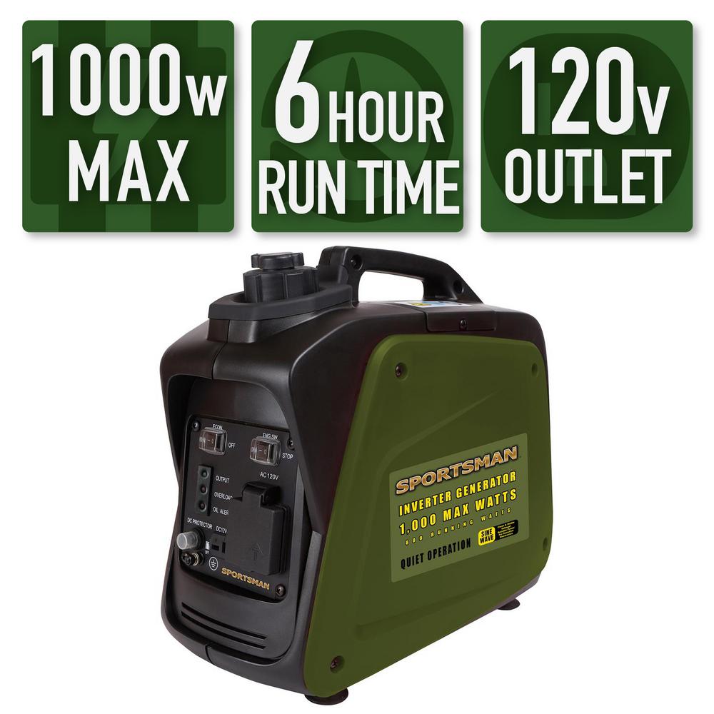 Sportsman 1,000/800-watt Gasoline Powered Digital Inverter Generator