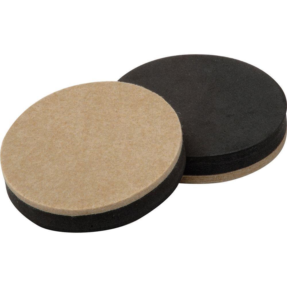 3-1/2 in. Heavy Duty Felt Slider Pads (4 per Pack)