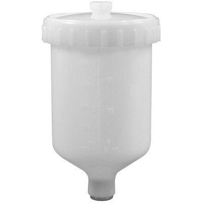 Astro Pneumatic Plastic Gravity Feed Cup 0.6 Liter Capacity, 600ml (GF14C)