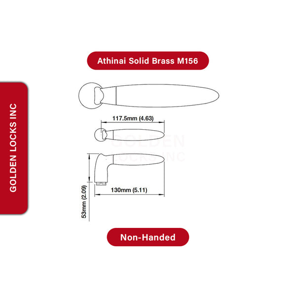 Hoppe Athinai M156 Handle 2439033