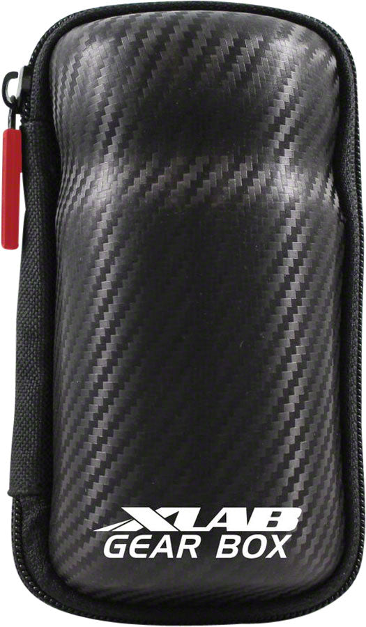 XLAB Gear Box Black, Rattle proof Storage case, Carbon Look. Noiseless