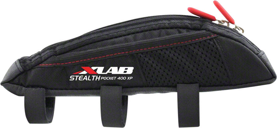 XLAB Stealth Pocket 400 XP Frame Bag Black Mounts With Top Tube Bosses