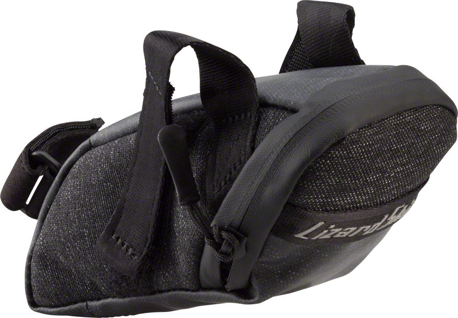 Lizard Skins Super Cache Seat Bag: Jet Black Water Resistant 1000D Material