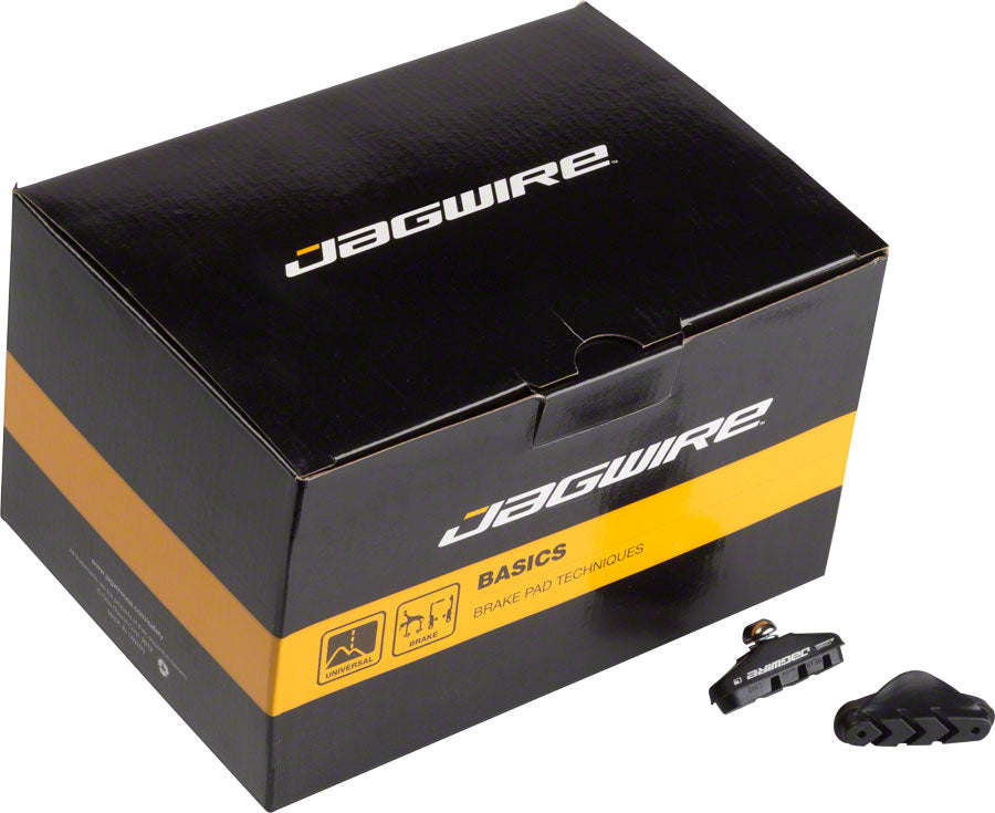 Jagwire Basics Road Molded Caliper Brake Pads Threaded Box of 50 Pairs