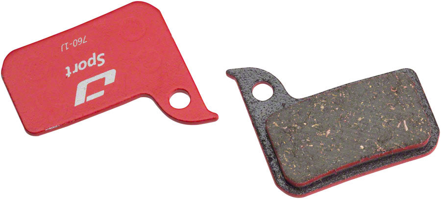 Jagwire Mountain Sport Semi-Metallic Disc Brake Pad for SRAM Road Hydraulic Red