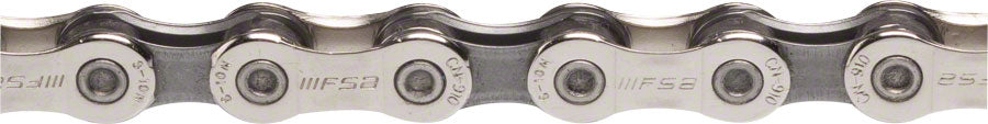 Full Speed Ahead Team Issue Chain 10-Spd 116 Links Nickel Plated Silver