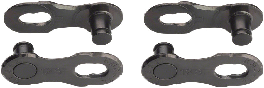 KMC MissingLink 12-Speed Quick Link, Single Use Only, DLC Sold in Pairs, Black