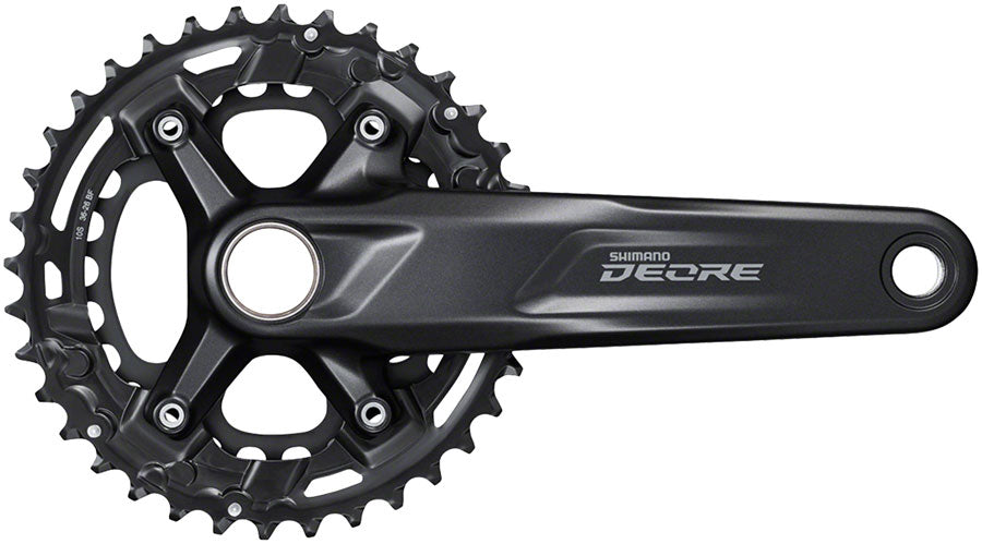 Shimano Deore FC-M4100-2 Crankset 175mm 10-Speed 36/26t, 96/64 BCD Black