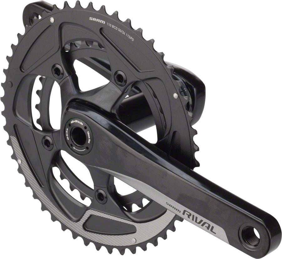 SRAM Rival 22 Crankset 175mm 11-Spd 50/34t 110 BCD Double Chainring