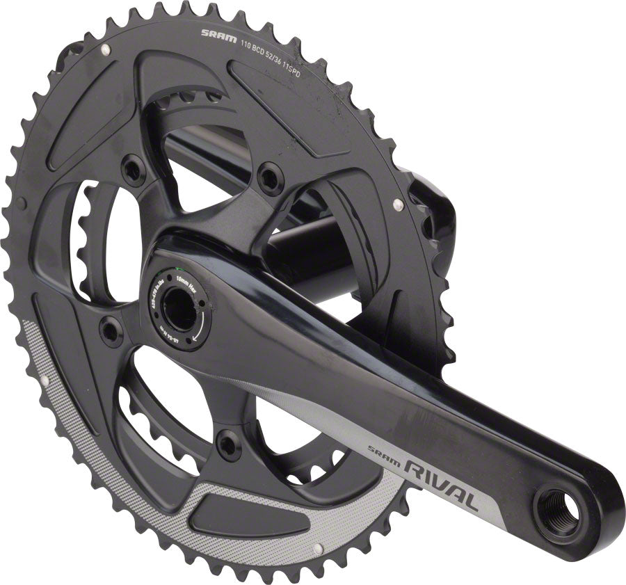 SRAM Rival 22 Crankset 175mm 11-Spd 52/36t 110 BCD Double Chainring
