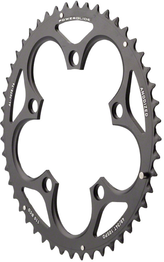 SRAM Force/Rival/Apex Chainring 48t 110 BCD 10-Speed Aluminum Black Road MTB