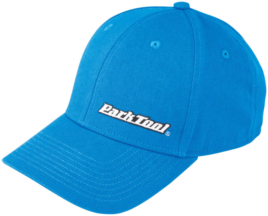 Park Tool HAT-8 Ball Cap, Blue, One SIze Fits Most, Pre-curved bill