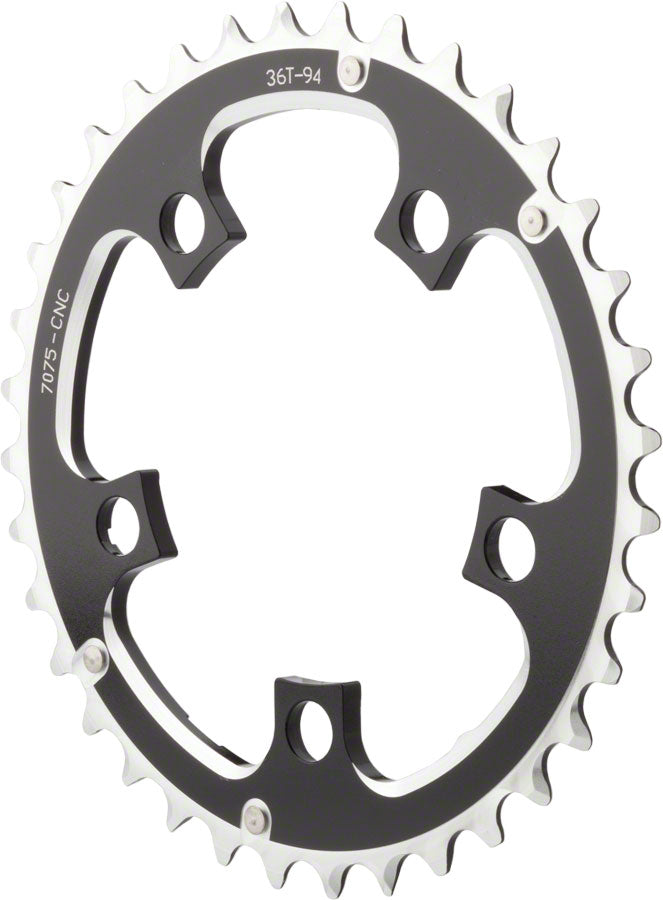 Dimension Multi Speed Outer Chainring 42t 94 BCD 8/9/10-Speed Aluminum Black
