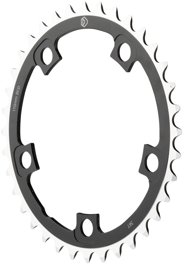 Dimension Multi Speed Middle Chainring 34t 110 BCD Aluminum Blk Rd MTB Hybrid