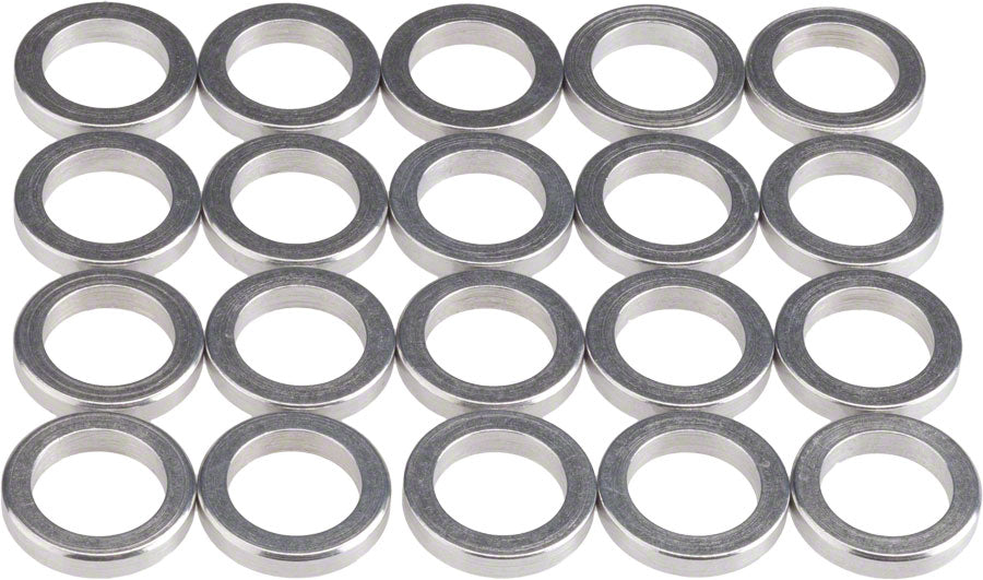 Wheels Manufacturing 2.2mm Aluminum Chainring Spacer Bag of 20 Adjusts Chainline