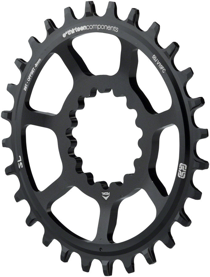 e*thirteen Narrow Wide 30t Direct Mount SL Guidering 10/11/12-Speed Alloy Black