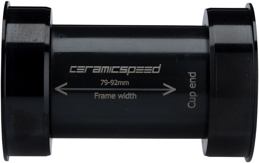 CeramicSpeed Shimano HT II 24mm Hardened Bearing Races BB386 EVO Bottom Bracket