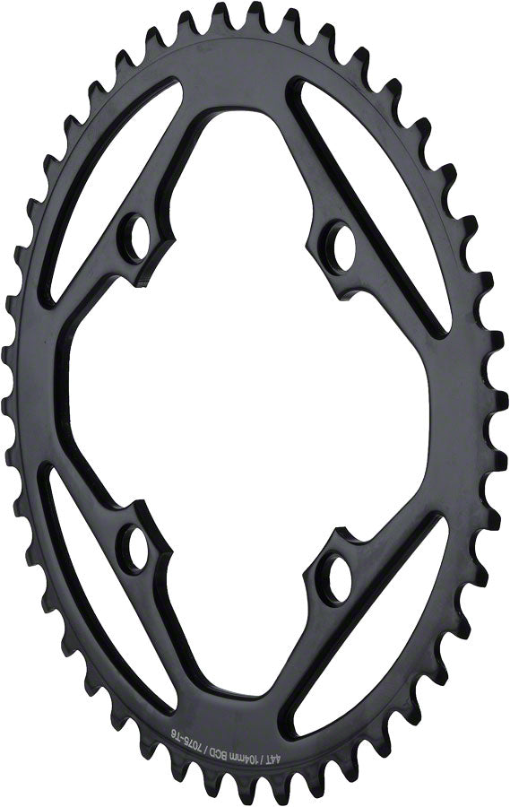 Dimension Outer Chainring 48T 104 BCD Single Speed 3/32in Aluminum Black