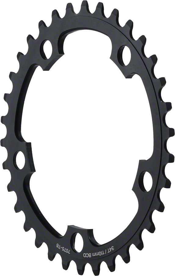 Dimension Middle Chainring 39t 104 BCD Single Speed 3/32in Aluminum Black